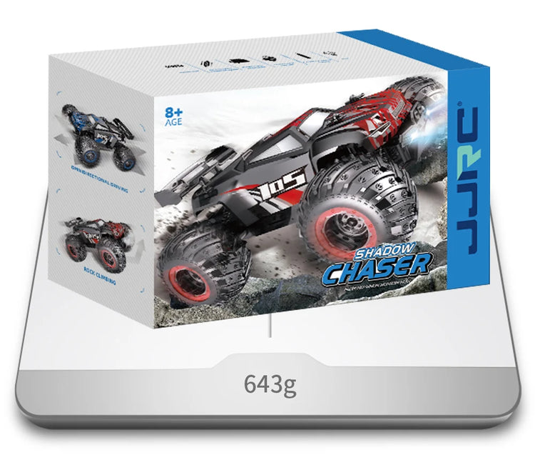 JJRC Q105 1:18 Remote Control Car 25KM/h With Led Lights 2.4G Inductor RC Off-Road Cars High Speed Brushless Motor Children Toys