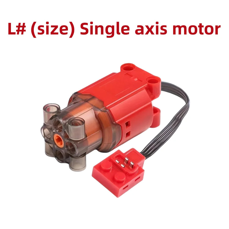 Electric Motor Set the Car Remote Control Battery Box Switch with Led Light Power Function MOC Building Blocks Cars Motor Toys