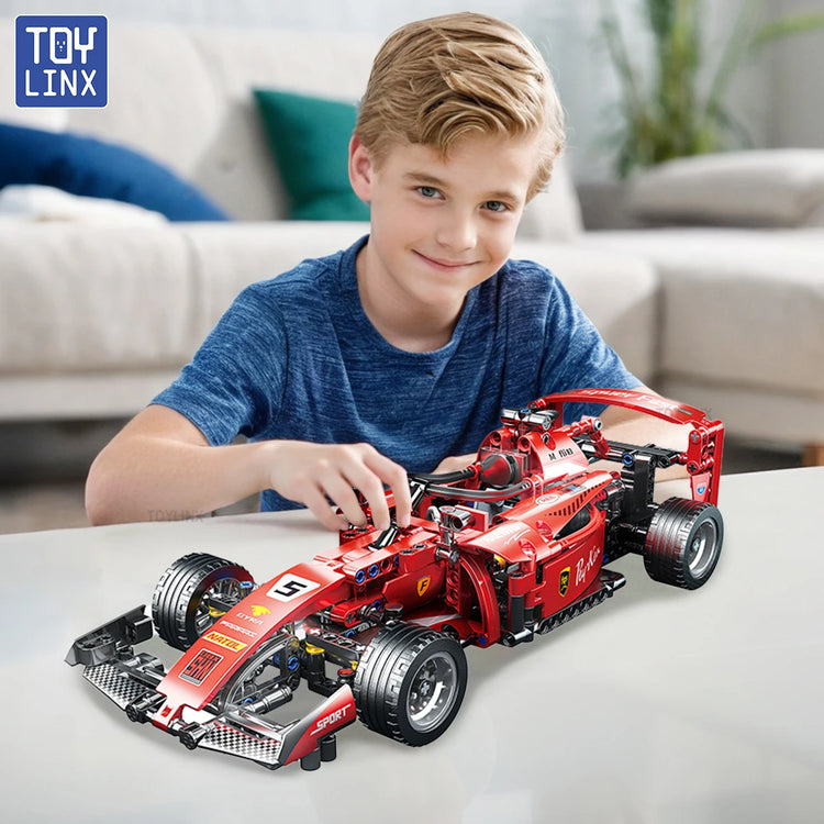 ToylinX Cars Building Sets MOC Remote Control Car Building Blocks Car Cool Collectible Model Car Kits Building Toys