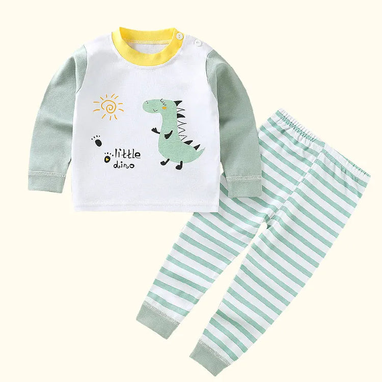 Children Kids Clothes Sets Boys Girls Suit Pajamas Clothinng Pants Cartoon Autumn Winter Sleepwear Outfits