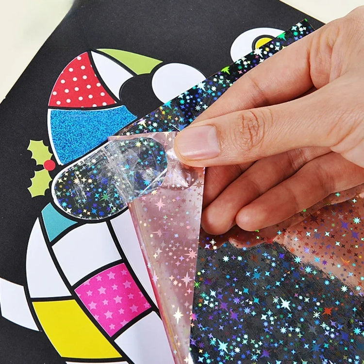 DIY Cartoon Magic Transfer Painting Crafts for Kids Art and Crafts Toys Children Creative Educational Learning Drawing Toy