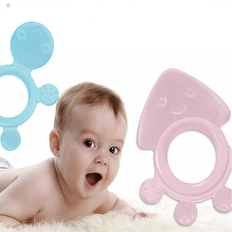 Baby Teeth Grinder Baby Soft Teeth Gum Pure Silicone Bite Gum Toys for 3-24 months