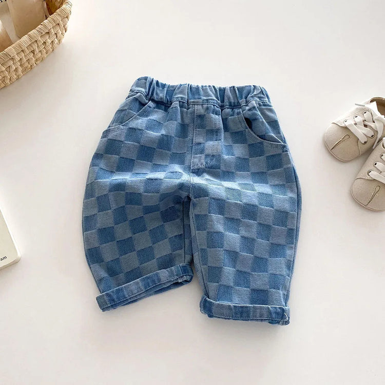 MILANCEL Solid Kids Pants for Boys and Girls Four Seasons Elastic Waist Casual Toddler Baby Trousers Clothes for 1-6 Years