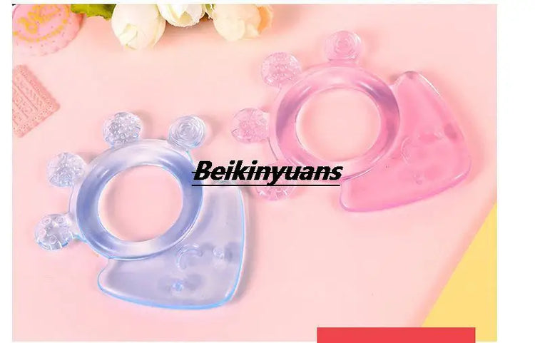 Baby Teeth Grinder Baby Soft Teeth Gum Pure Silicone Bite Gum Toys for 3-24 months
