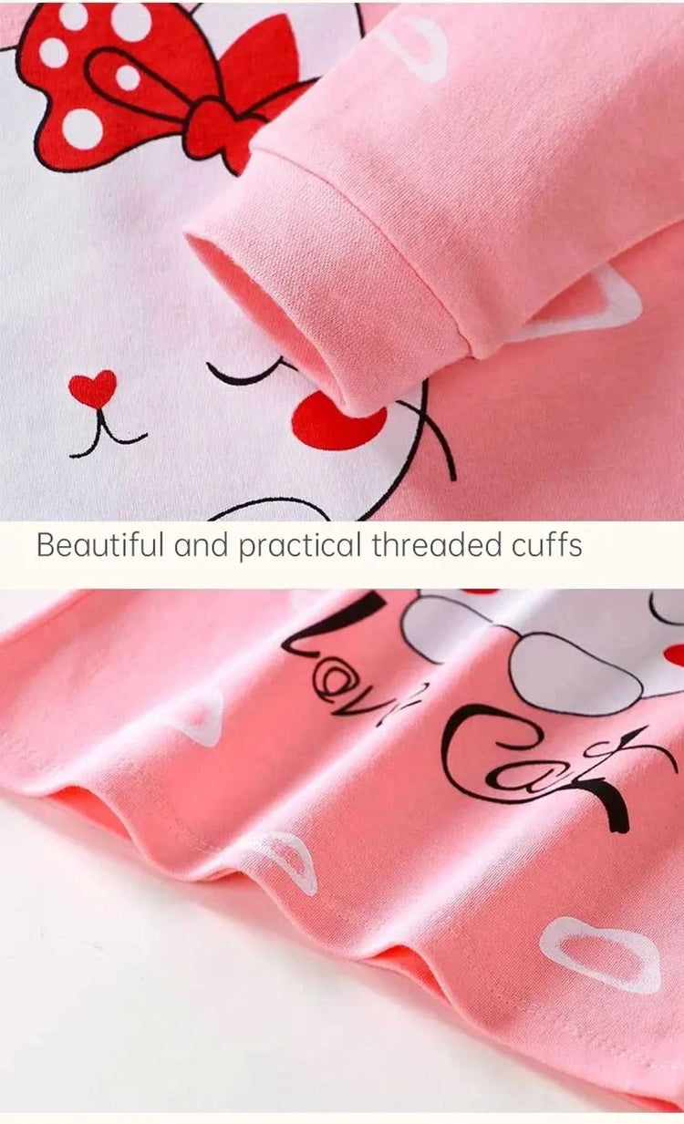 Children Kids Clothes Sets Boys Girls Suit Pajamas Clothinng Pants Cartoon Autumn Winter Sleepwear Outfits