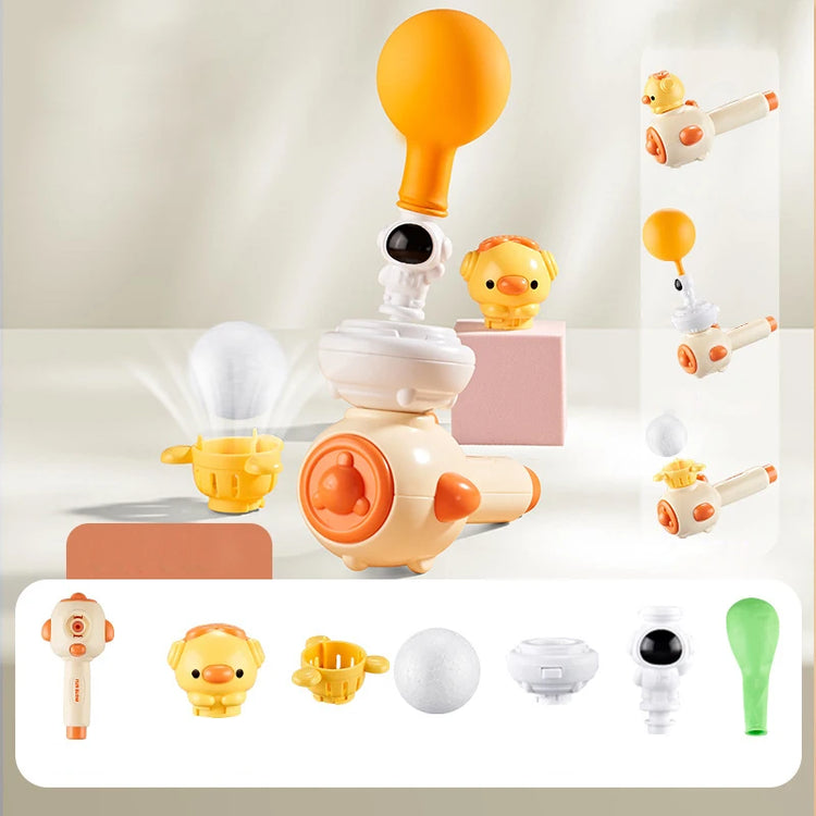 Montessori Toys for Kids Blowing Pipe Floating Ball Balloon Whistle Toys 2-4 Year Children Oral Muscle Training Educational Toys