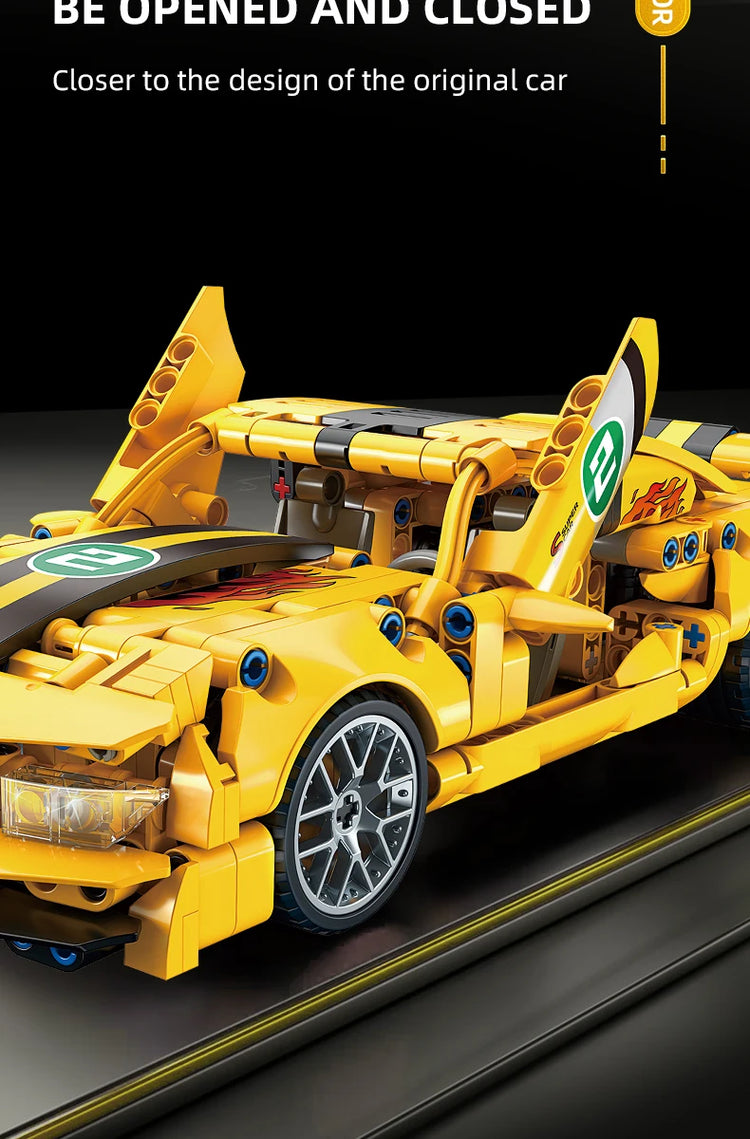 City Speed Car Building Blocks 451PCS Luxury Auto Racing Vehicle with Super Racers Bricks Toys for Children Boy Gift