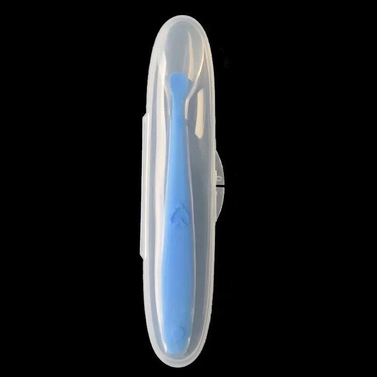 Baby Feeding Spoons Training Children Infant Temperature Sensoning Food Grade Flatware Tableware Cutlery Silicone Spoon With Box