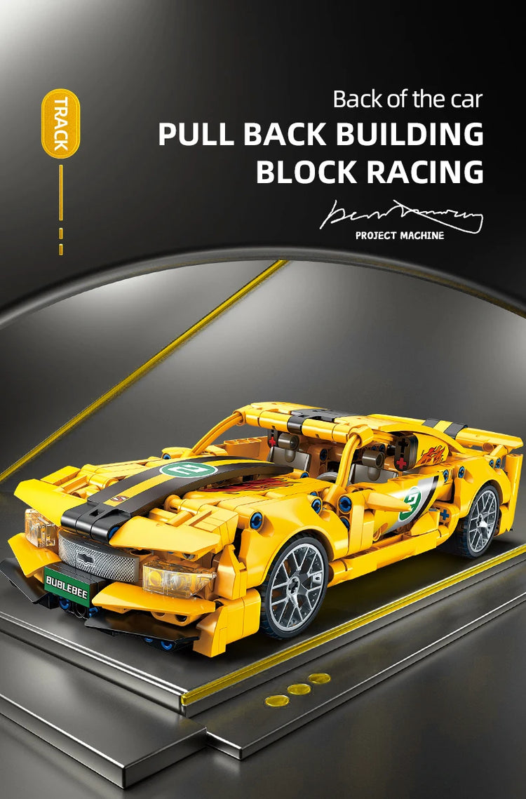 City Speed Car Building Blocks 451PCS Luxury Auto Racing Vehicle with Super Racers Bricks Toys for Children Boy Gift