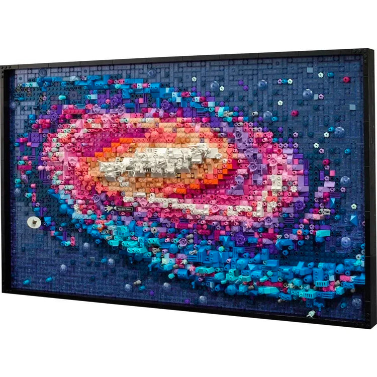 3091pcs Moc 31212 The Milky Way Galaxy 3D Art Mural Building Blocks Sets Diy Creative Decorate Bricks Toys Kids Educational Gift