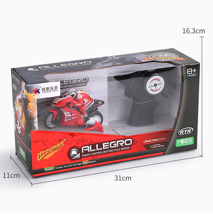 Mini RCMotorcycle small toys Kids Motorcycle Electric Remote Control Car mini motorcycle Recharge 2.4Ghz Racing Motorbike Toys