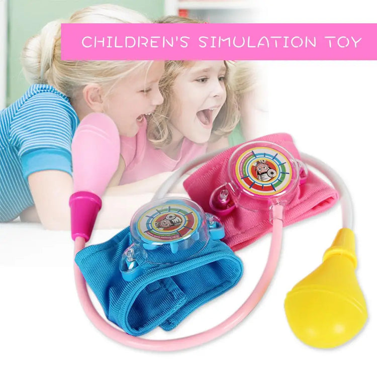 Kids Pretend Toy Doctor Medical Toys 2-4 Years Doctor Kit Kids Set Speaking At Home Doctor Nurses Blood Pressure Toys Medical