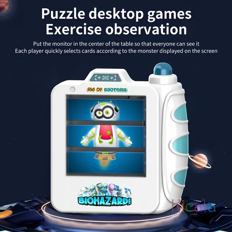 Family Game Hunting Monster Card Space Catcher Camera Puzzle Toy Brain Hand Eye Training Interesting Tabletop Game 2-4 Players