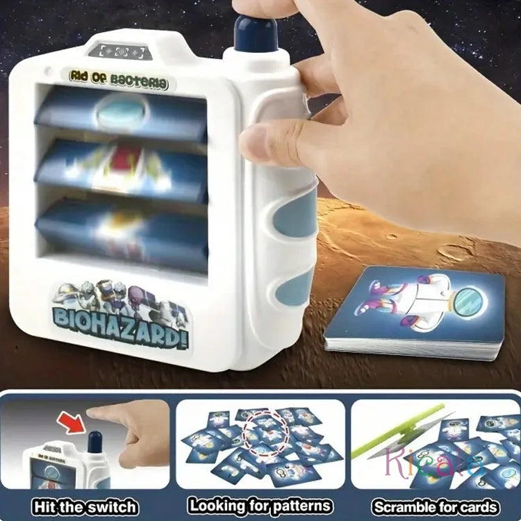 Family Game Hunting Monster Card Space Catcher Camera Puzzle Toy Brain Hand Eye Training Interesting Tabletop Game 2-4 Players
