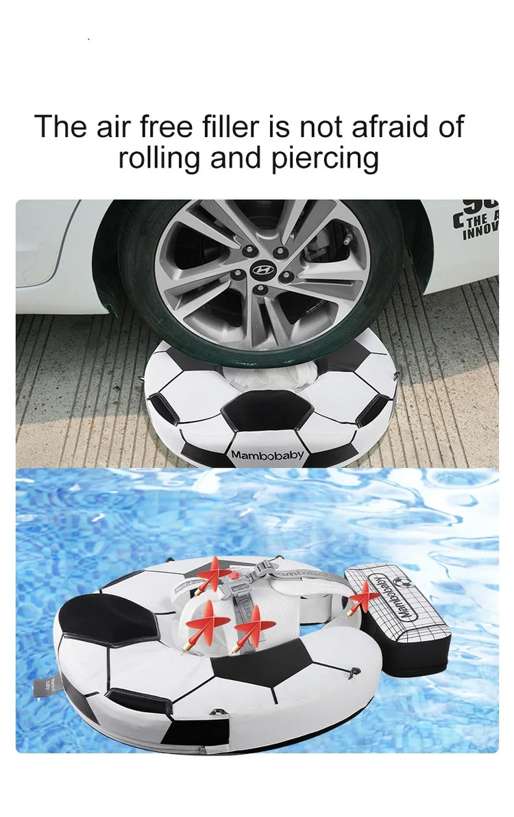 Water Toys Baby Swim Rings Non Inflatable Waist Ring With Sunshade Floating Boards Use For 3-24 Months Age Boys Girls