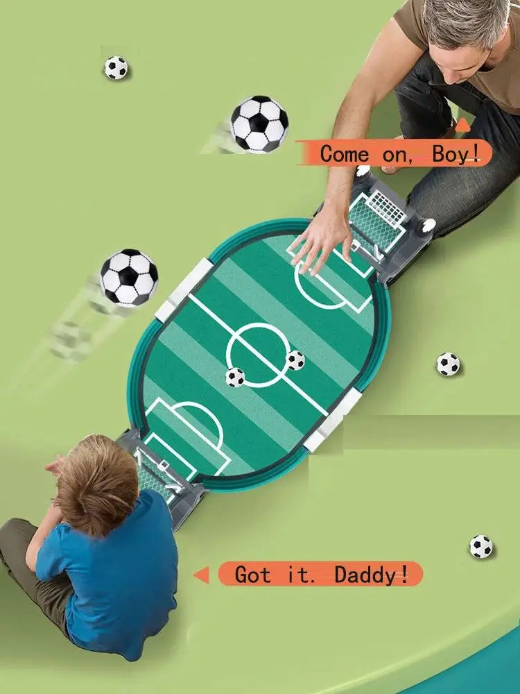 miYou Desktop Toy Sports Games Football Table with 6 Football Desktop Interactive Soccer Games Toy for Kids Adult Christmas Gift