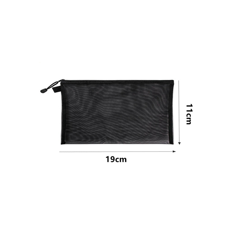 3pcs Toy storage bag 1pc building block puzzle sub-package bag children small particle zipper transparent finishing storage box