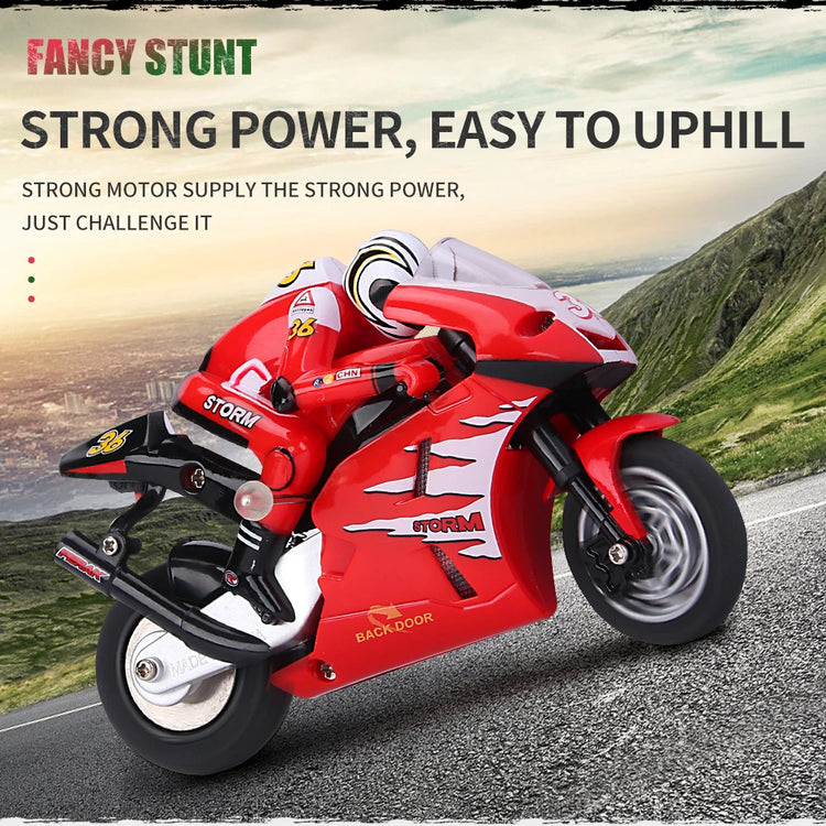 Mini RCMotorcycle small toys Kids Motorcycle Electric Remote Control Car mini motorcycle Recharge 2.4Ghz Racing Motorbike Toys