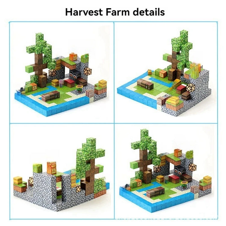 Creative Street View Magnetic Building Block Bricks My Famous Scene World Architectural Kit DIY Model Kids Tech Toy for Kid Gift