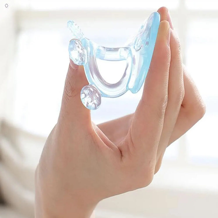 Baby Teeth Grinder Baby Soft Teeth Gum Pure Silicone Bite Gum Toys for 3-24 months