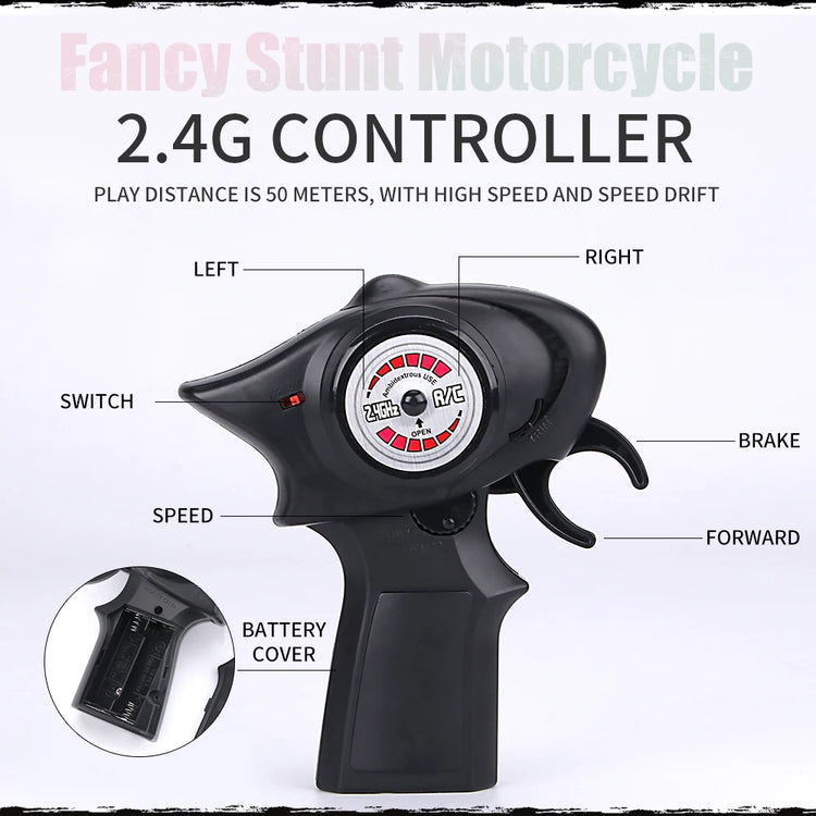 Mini RCMotorcycle small toys Kids Motorcycle Electric Remote Control Car mini motorcycle Recharge 2.4Ghz Racing Motorbike Toys