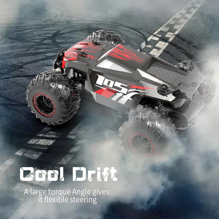 JJRC Q105 1:18 Remote Control Car 25KM/h With Led Lights 2.4G Inductor RC Off-Road Cars High Speed Brushless Motor Children Toys