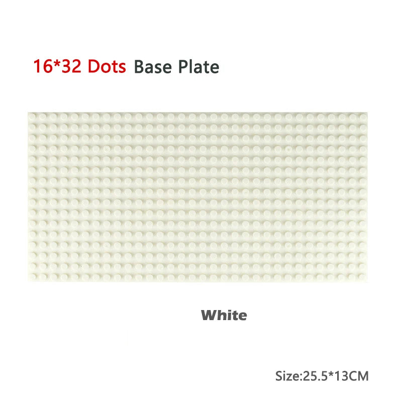 Classic Baseplate 32*32 16X32 16X16 Dots Building Blocks Bricks Base Plates DIY Plastic Board Building Blocks Construction Toys