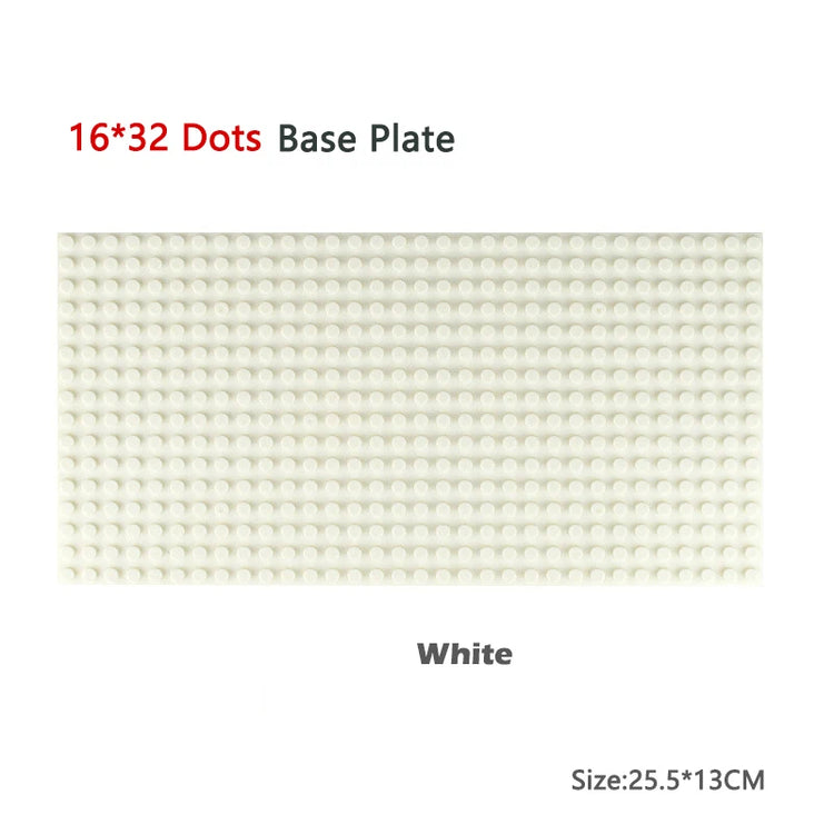 Classic Baseplate 32*32 16X32 16X16 Dots Building Blocks Bricks Base Plates DIY Plastic Board Building Blocks Construction Toys