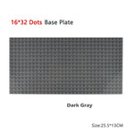 Classic Baseplate 32*32 16X32 16X16 Dots Building Blocks Bricks Base Plates DIY Plastic Board Building Blocks Construction Toys
