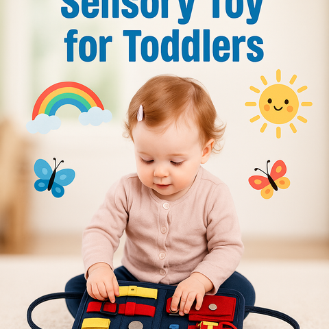 WonderPlay™ Travel Busy Board – Montessori Sensory Toy for Toddlers