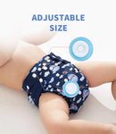Happyflute 4Pcs/Set Eco-Friendly Cloth Diaper Ecological Reusable Baby Diapers
