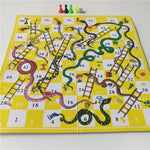 Snake Ladder Board Game Set Flight Chess Educational jogos juegos oyun Portable Family Party Games Funny Toys for Kids Adults