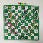 Snake Ladder Board Game Set Flight Chess Educational jogos juegos oyun Portable Family Party Games Funny Toys for Kids Adults