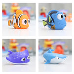 Baby Bath Toys Finding Nemo Dory Float Spray Water Squeeze Toys Soft Rubber Bathroom Play Animals children Bath Clownfish Toy