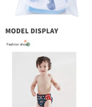 Happyflute 4Pcs/Set Eco-Friendly Cloth Diaper Ecological Reusable Baby Diapers