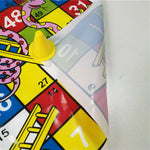 Plastic Board Game Snake Ladder Flying Chess Set Portable Board Family Party Game Educational Kids Children Toys