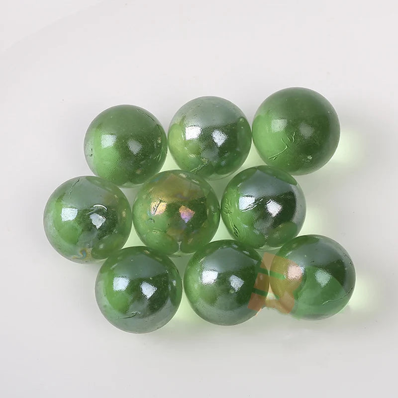 22mm Glass Marbles Balls Pinball Machine Charms Clear Home Fish Tank Decoration Vase Aquarium Toys for Kids 10pcs
