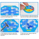 Funny Penguin Trap Board Game Dont Break The Ice Game Toys for Children Adults Interactive Christmas Birthday Party Game Toys
