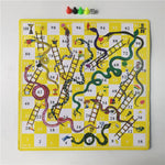 Snake Ladder Board Game Set Flight Chess Educational jogos juegos oyun Portable Family Party Games Funny Toys for Kids Adults