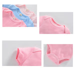 3PCS/Lot Baby Clothes Boy/Girl Baby Bodysuit Summer Clothes Solid Color Romper Soft Cotton Jumpsuit For Newborns Clothing 2021