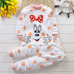Kids Clothes Children Sets Children's Clothing Boys Girls CottonAutumn winter Clothing Pants Sleepwear Underwear Christmas Gift