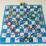 Snake Ladder Board Game Set Flight Chess Educational jogos juegos oyun Portable Family Party Games Funny Toys for Kids Adults