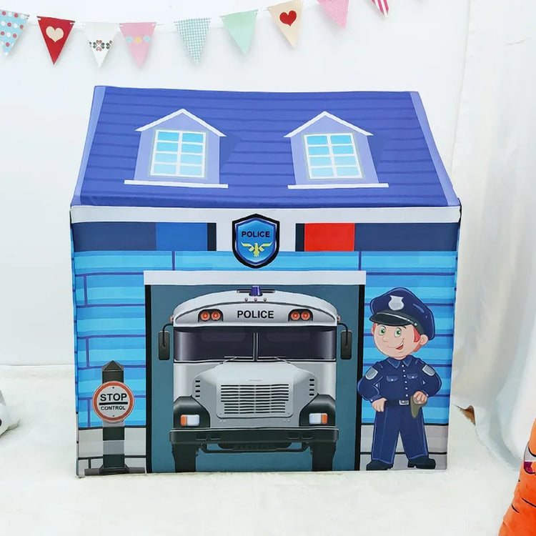[TML] 120*107cm indoor Game Room Colorful police children tent Kids Playhouse Princess castle Play house travel tent outdoor toy