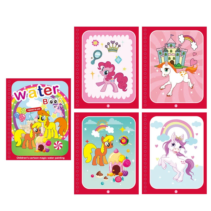 NEW Kids Magic Water Drawing Books Coloring Books Painting Toys for Kids Birthday Christmas New Year Gift for Boys and Girls