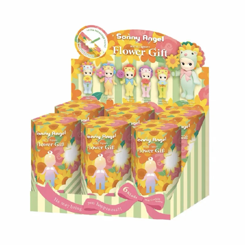 Anime Sonny Angel Blind Box Flower Series  Kids Toys Angel Girls Candy House Series Figurines Trendy Toys Car Decorations Gifts
