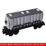 MOC City Creative Idea Technical Train Base Wheel Carriage Building Blocks Bricks Assembled DIY Toys for Kids Christmas giftS