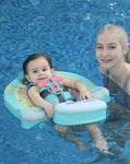 Non-Inflatable Floats Toys Newest Baby Float with Sun Canopy Safety Swim Tranier Solid Toddler Pool float for Age 3-24 Months