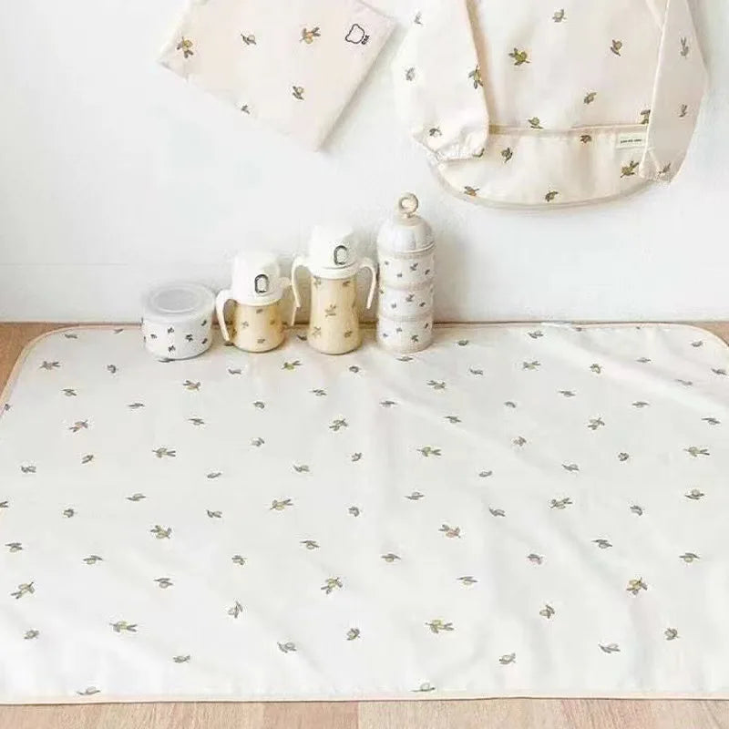 Waterproof Baby Diaper Changing Mat Washable Newborn Urine Pad Babies Accessories Liners for Crib Cradles Reusable Diapers Pad