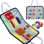 WonderPlay™ Travel Busy Board – Montessori Sensory Toy for Toddlers
