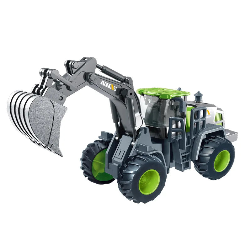 1/50 Model Car Bulldozer Truck Excavator Crane Forklift Construction Engineering Vehicle Toys for Boys Children Educational Toys